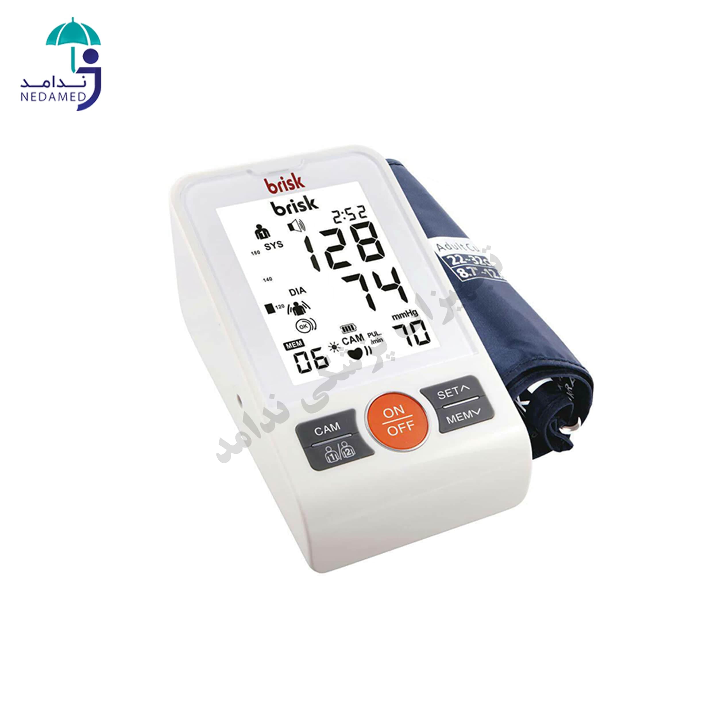 فشارسنج دیجیتالی بریسک مدل PG 800 B16 — تصویر ۲