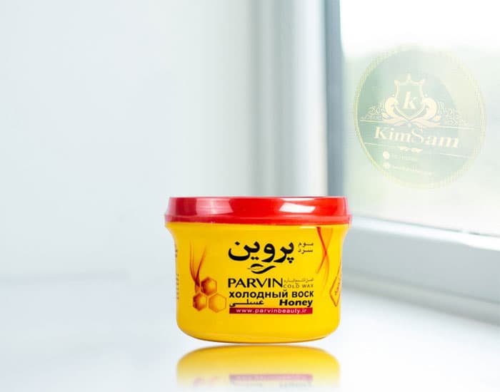 موم سرد پروین عسلی 300 گرمی