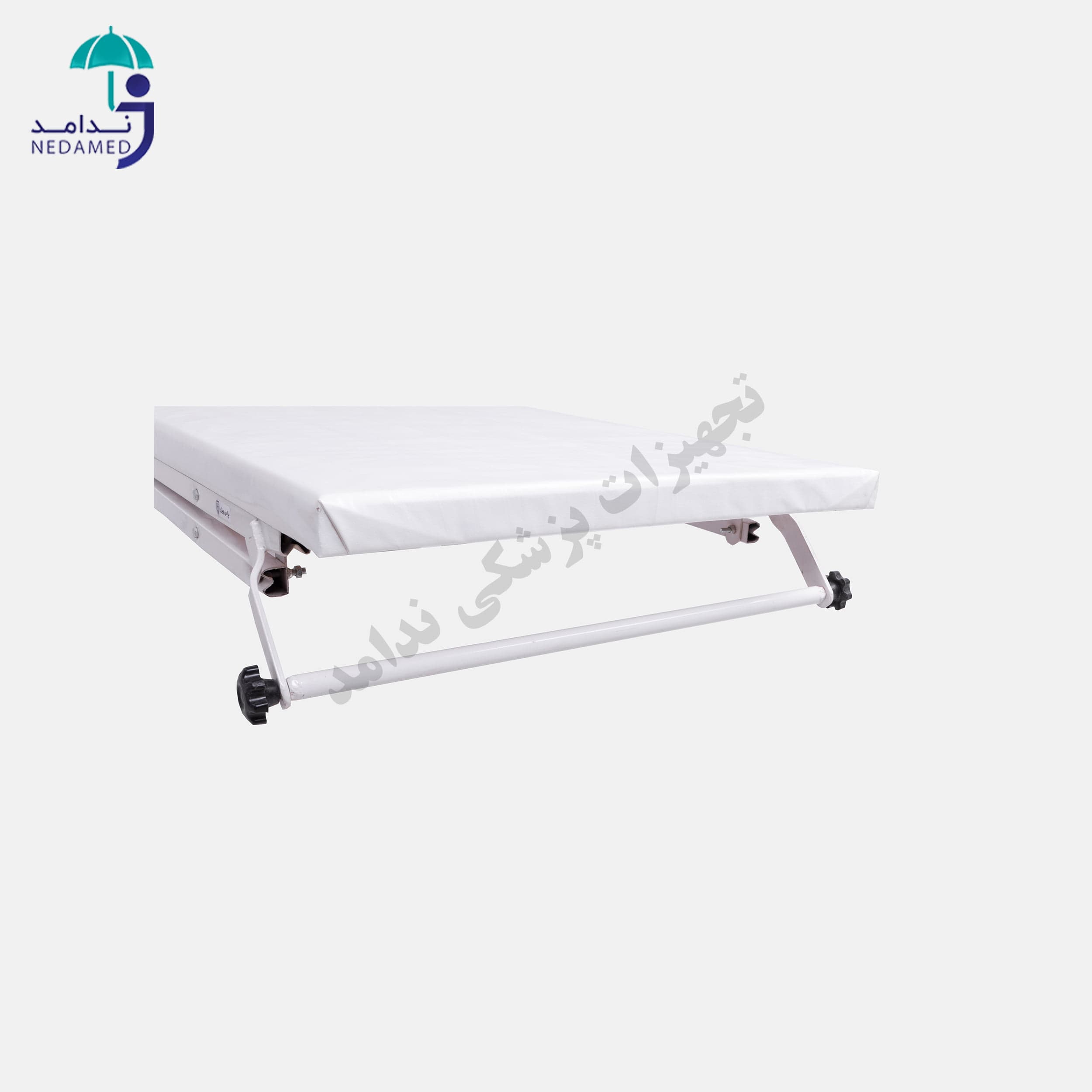 تخت معاینه پایه تاشو رول دار پالس ویژن — تصویر ۴