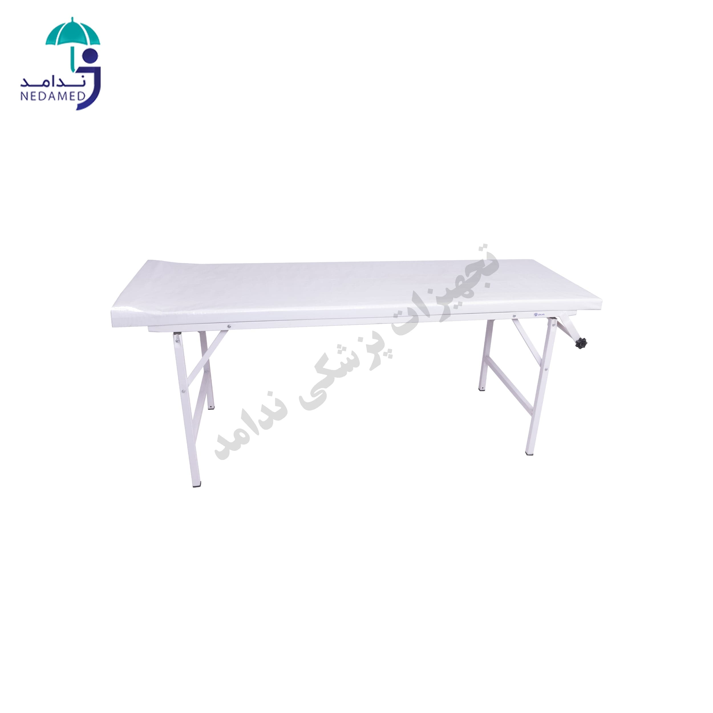 تخت معاینه پایه تاشو رول دار پالس ویژن
