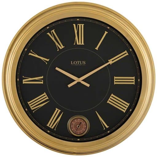 ساعت دیواری فلزی لوتوس مدل LYNCHBURG کد M-16032