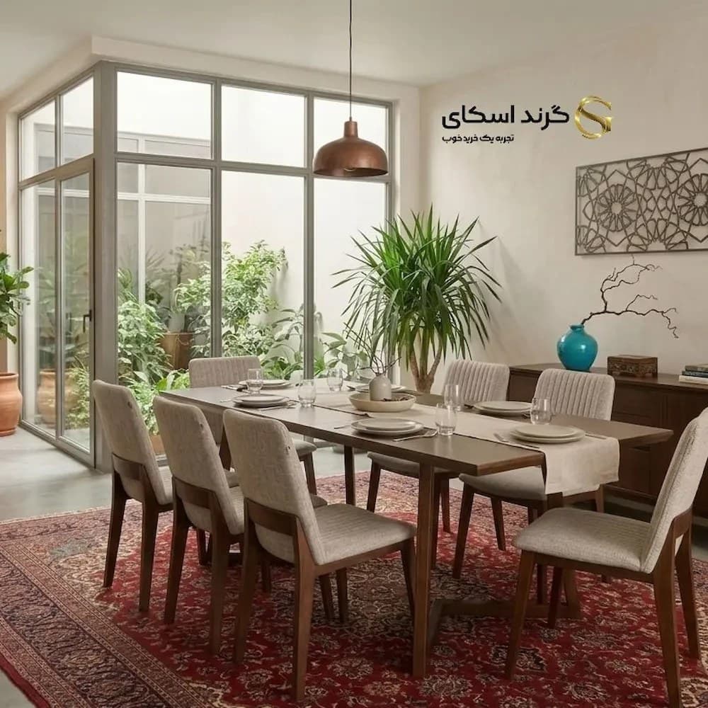 میز غذاخوری نیلپر مدل مریان-Merian — تصویر ۸