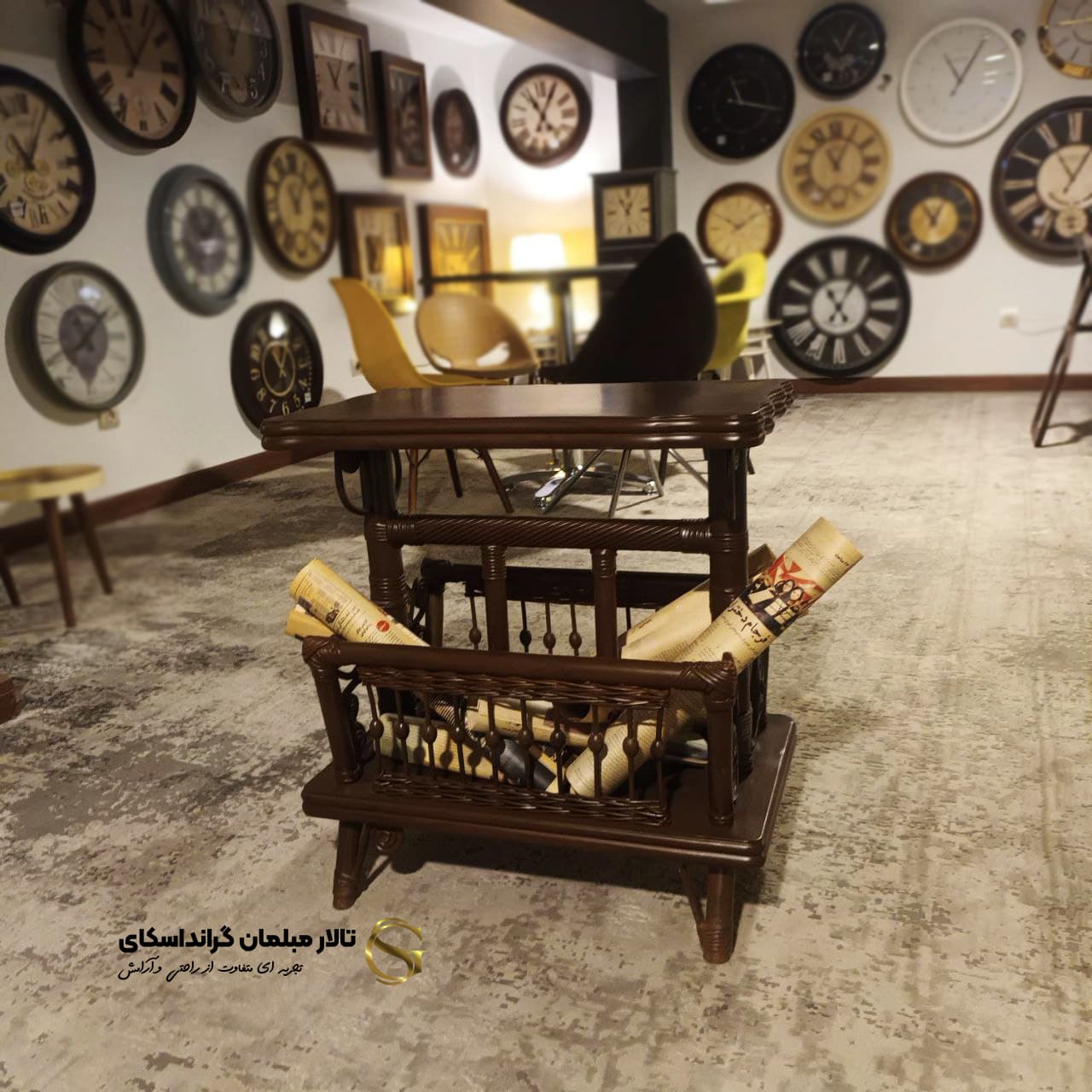 میز روزنامه بامبو – 8705
