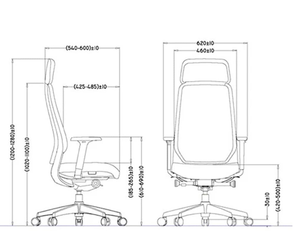 صندلی مدیریتی نظری مدل کنکورد-Concord-M210 — تصویر ۷