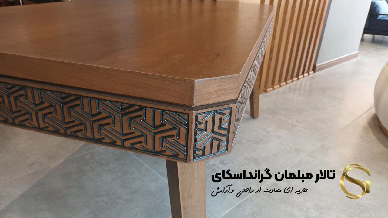 میز غذاخوری 6نفره ورسای – پاپلی جیوانی Papli Giovani — تصویر ۹