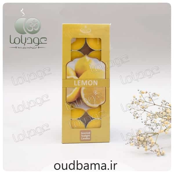 شمع وارمر معطر لیمو LEMON سکه ای گرد (رویا ROYA CANDLE ) — تصویر ۲