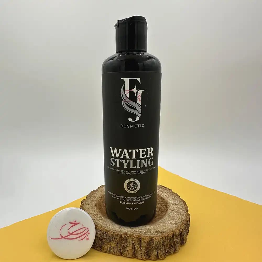 ژل حالت دهنده مو FJ مدل واتر استایلینگ WATER STYLING حجم 300 میلی لیتر