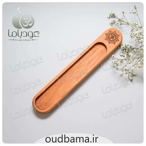 جا عود چوبی چوب طبیعی OM — تصویر ۳