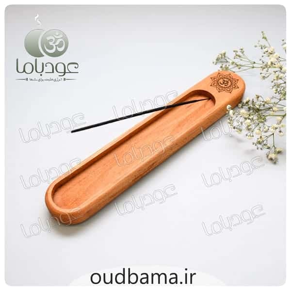 جا عود چوبی چوب طبیعی OM — تصویر ۴