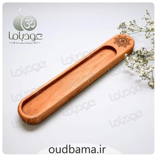 جا عود چوبی چوب طبیعی OM — تصویر ۵
