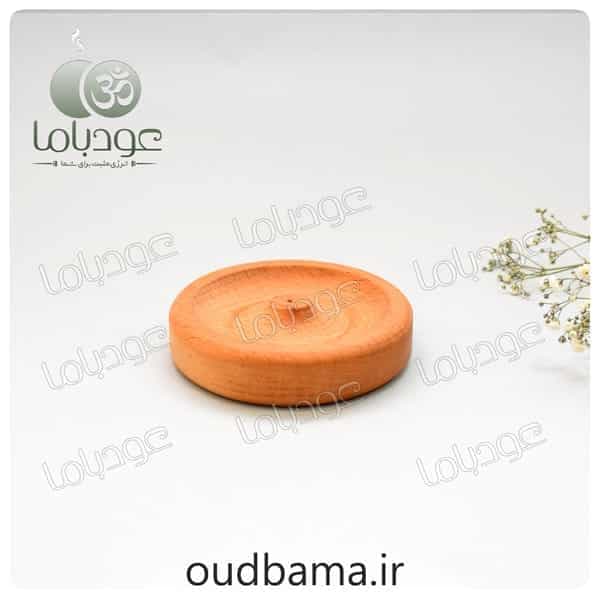 جا عود چوبی چوب طبیعی گرد — تصویر ۴