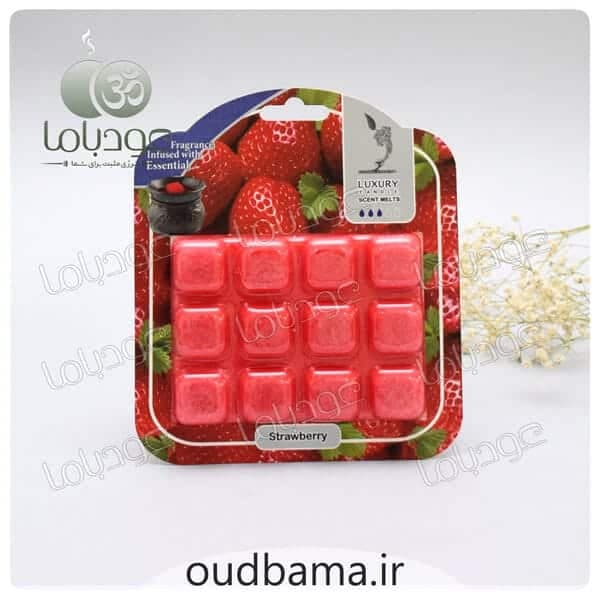 اسانس جامد خوشبوکننده هوا توت فرنگی STRAWBERRY (لاکچری کندل LUXURY CANDLE)