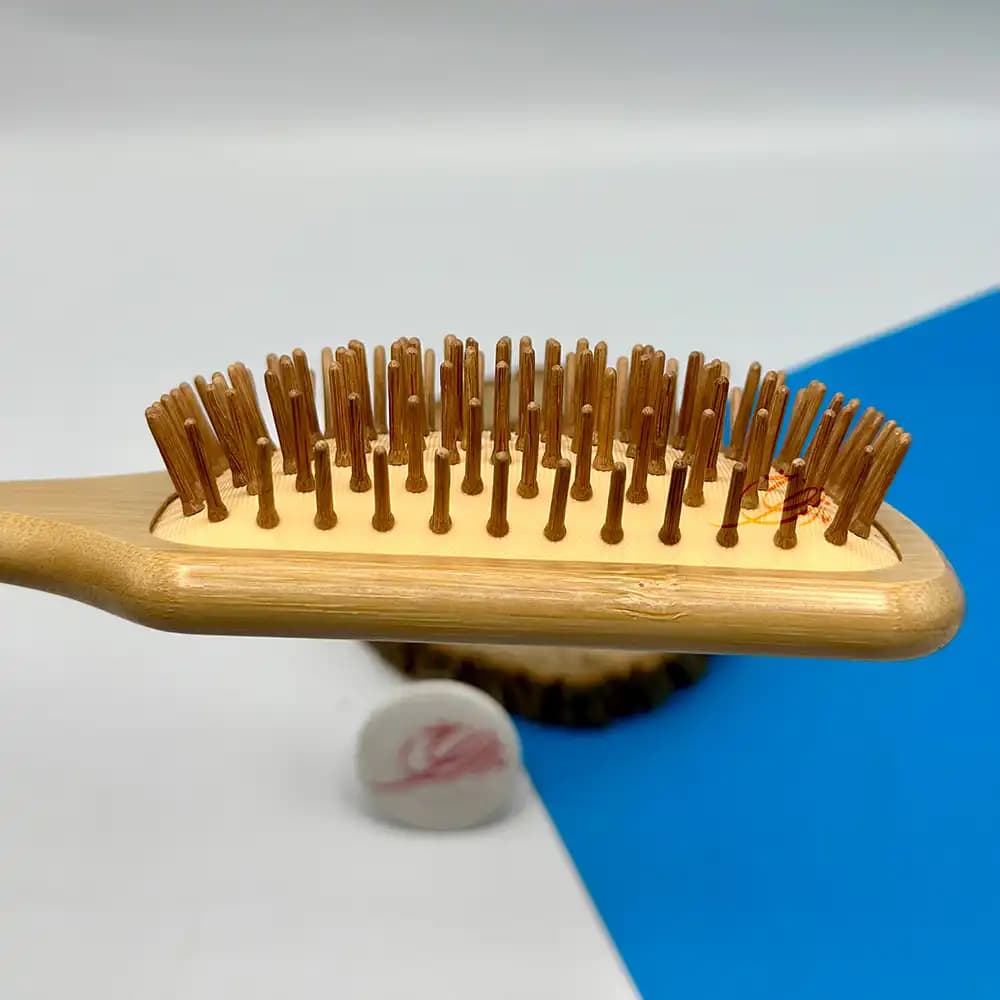برس مو چوبی تخت بامبو Bamboo — تصویر ۴
