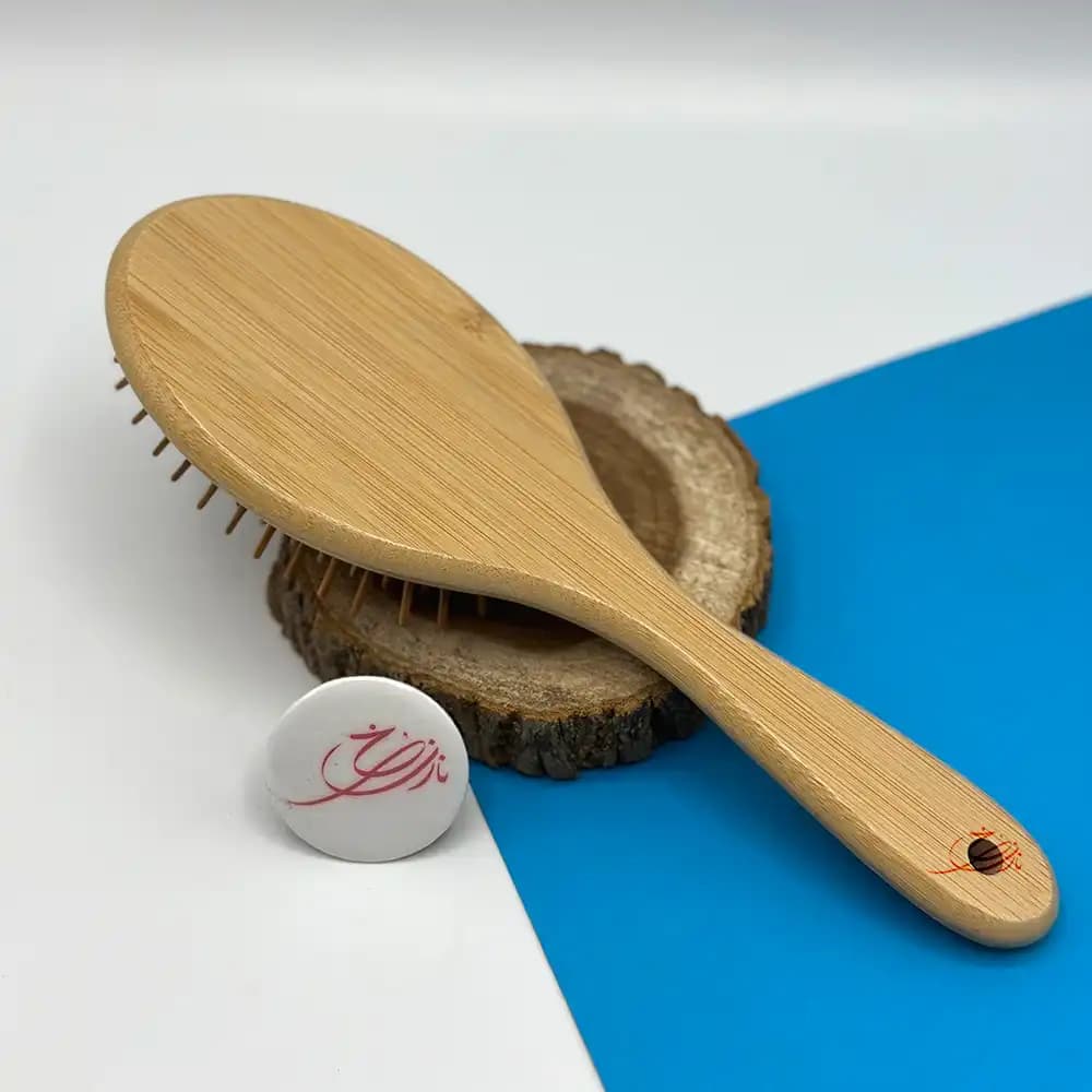 برس مو چوبی تخت بامبو Bamboo — تصویر ۷