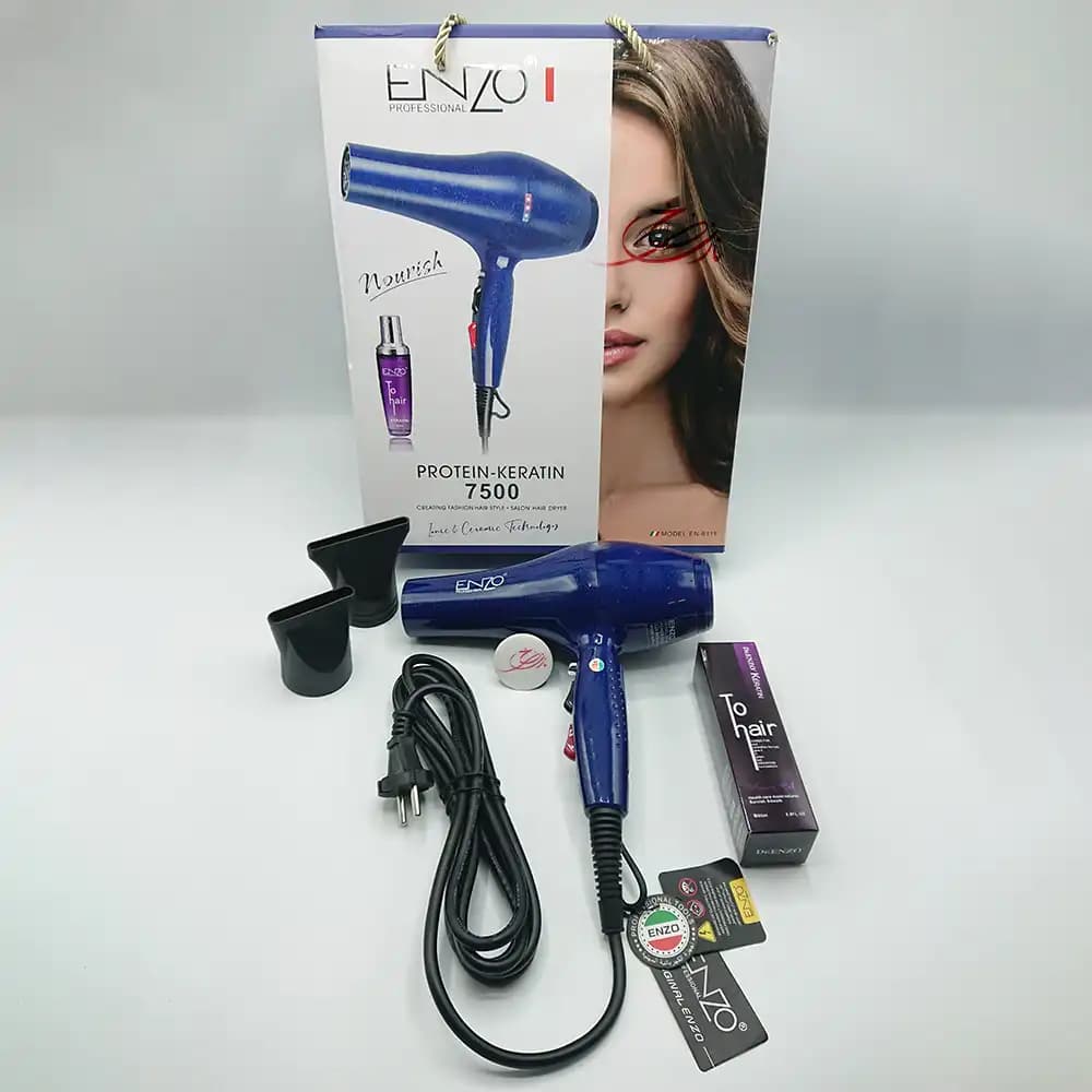 سشوار انزو پروفیشینال ENZO PROFESSIONAL مدل EN-6111 رنگ آبی