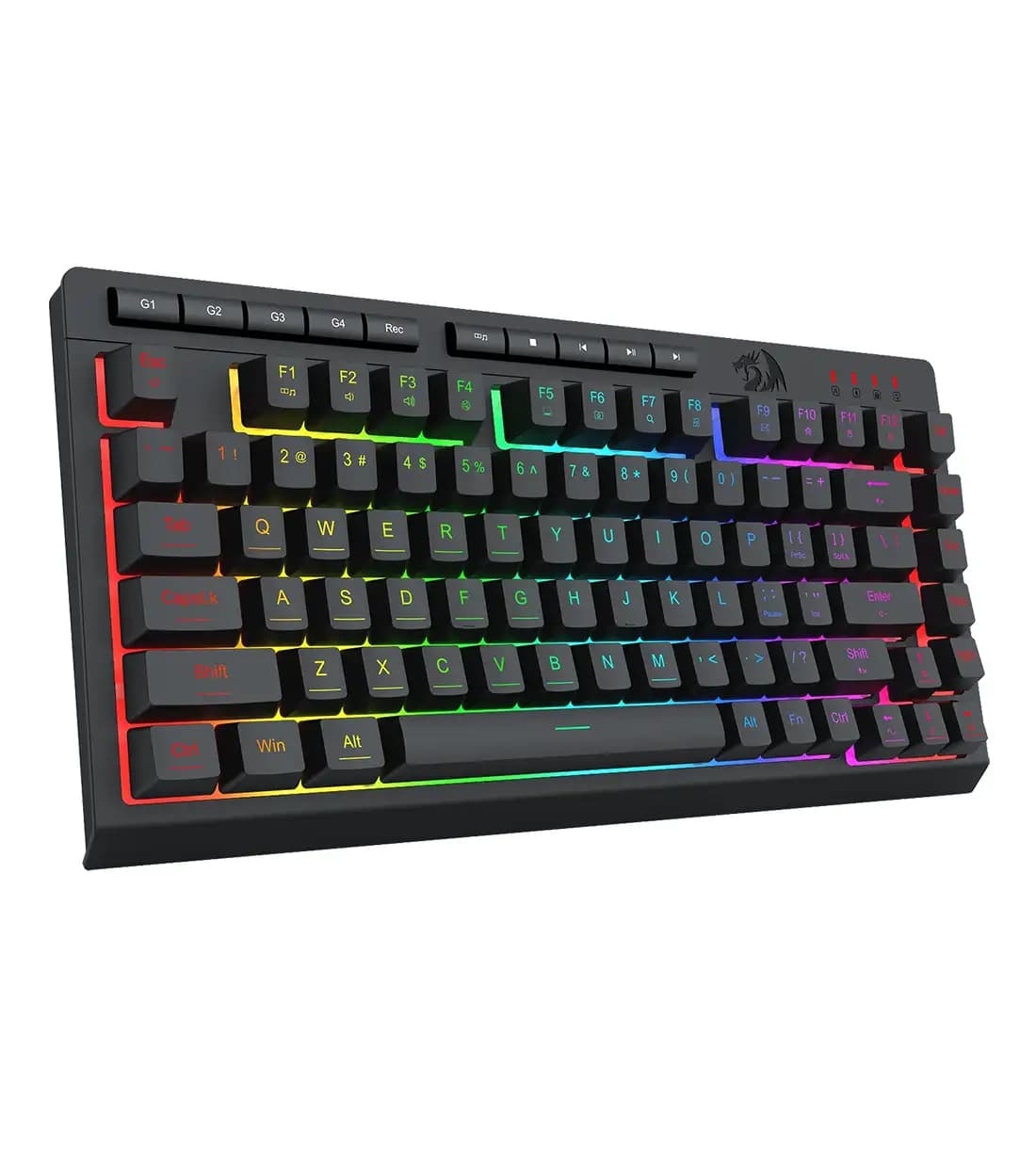 کیبورد ممبران گیمینگ ردراگون CRESCENT K524 RGB — تصویر ۴