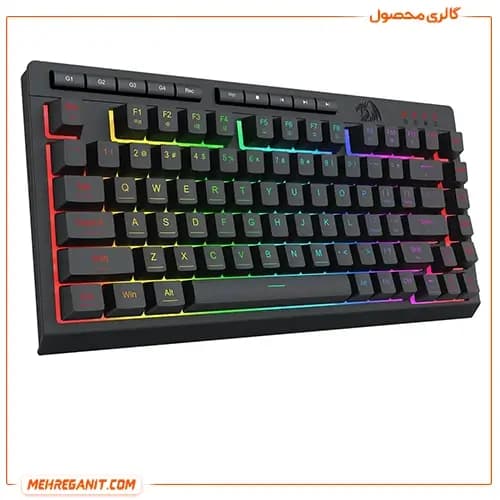 کیبورد ممبران گیمینگ ردراگون CRESCENT K524 RGB — تصویر ۷
