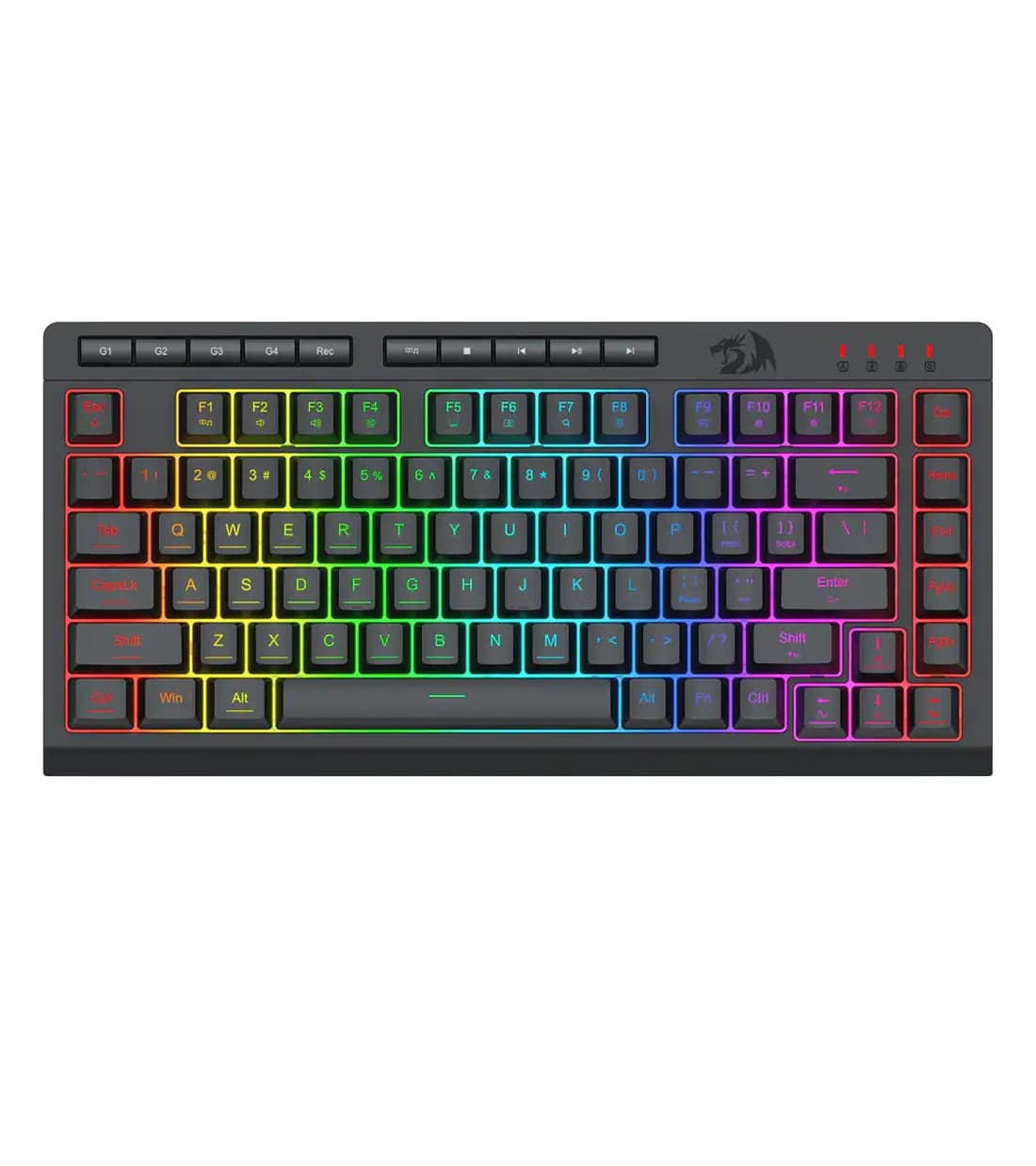 کیبورد ممبران گیمینگ ردراگون CRESCENT K524 RGB