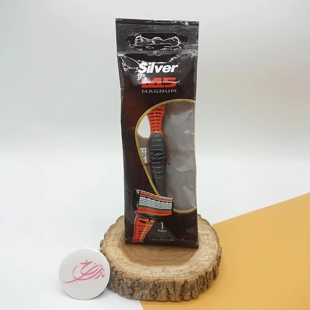 خود تراش 5 لبه سیلور Silver مدل مگنوم MAGNUM M5