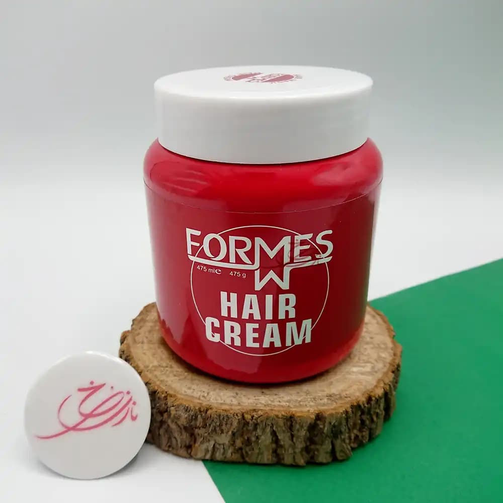 کرم موی فورمس FORMES کاسه ای قرمز حجم 475 میلی لیتری — تصویر ۲