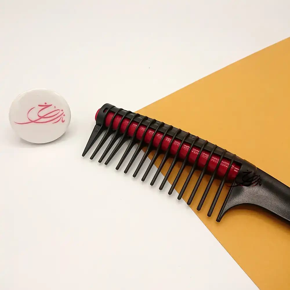 شانه غلتکی رنگ جمع کن سالن Salon مشکی — تصویر ۴