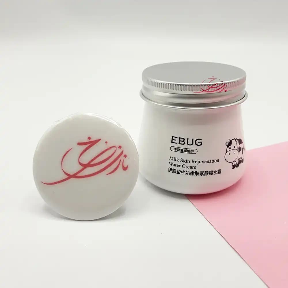 کرم سفید کننده و آبرسان شیر گاو ایباگ EBUG حجم 80 گرمی — تصویر ۳