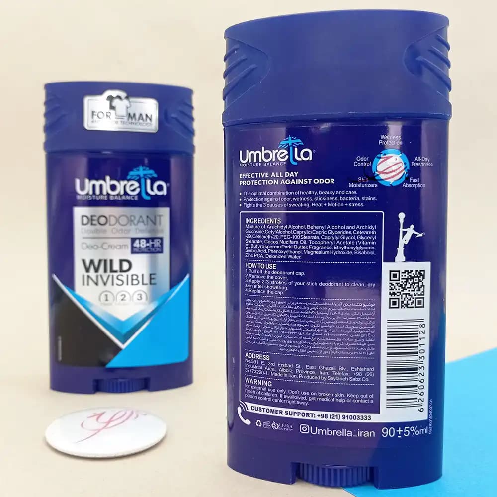 مام صابونی آمبرلا مردانه Umbrella مدل وایلد WILD حجم 90 میلی لیتر — تصویر ۳