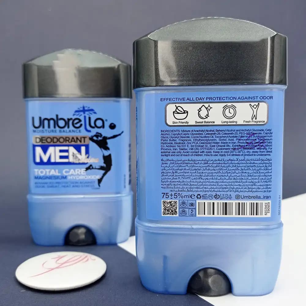مام صابونی آمبرلا مردانه Umbrella مدل توتال کر TOTAL CARE حجم 75 میلی لیتر — تصویر ۴