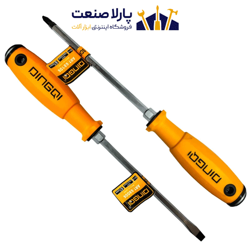 پیچ گوشتی ضربه خور دوسو و چهارسوی دینگشی مدل 68006 — تصویر ۵