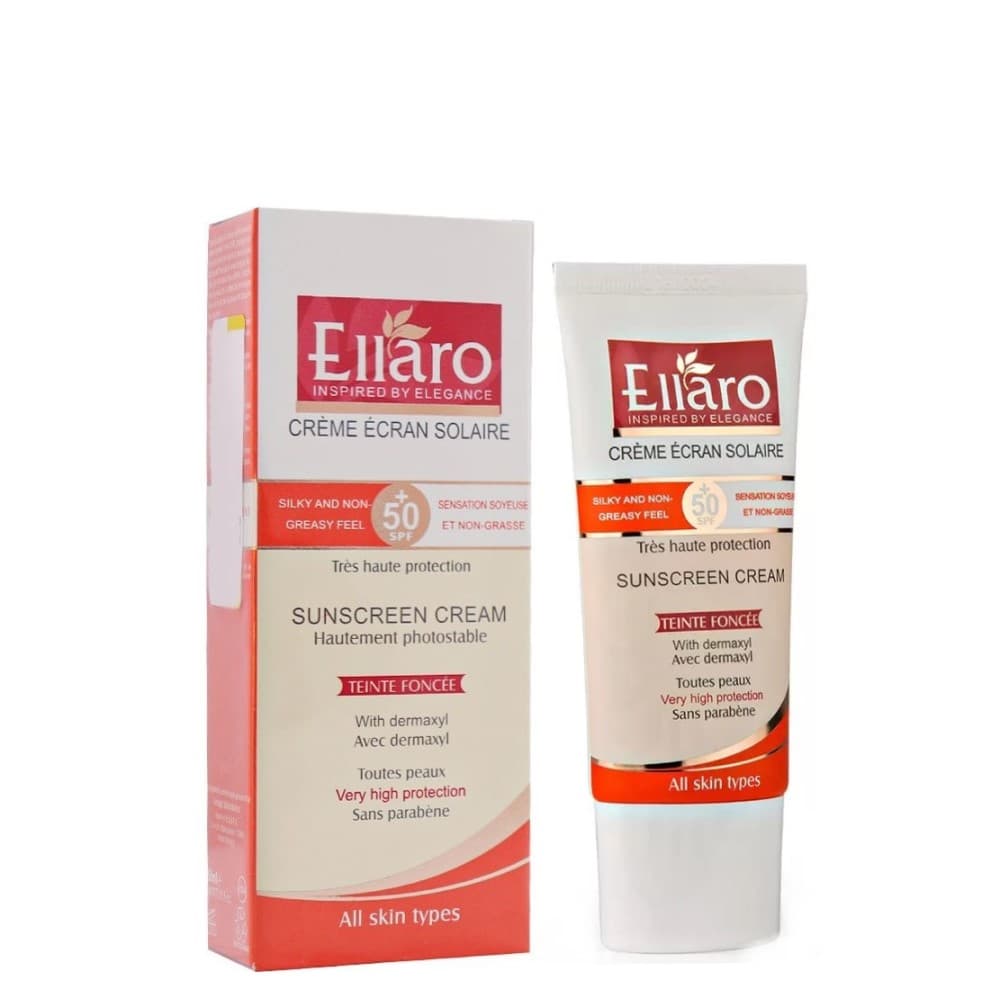 ضدآفتاب فاقد چربی بژ طبیعی اس پی اف 50 الارو – Ellaro
