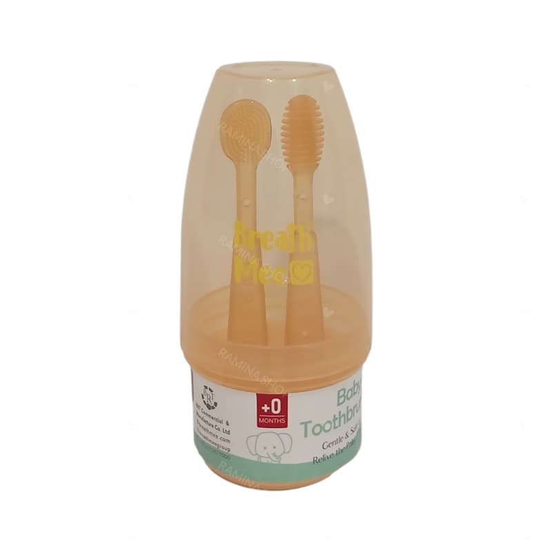 مسواک و ماساژور لثه نوزاد برث می Breath Mee — تصویر ۴