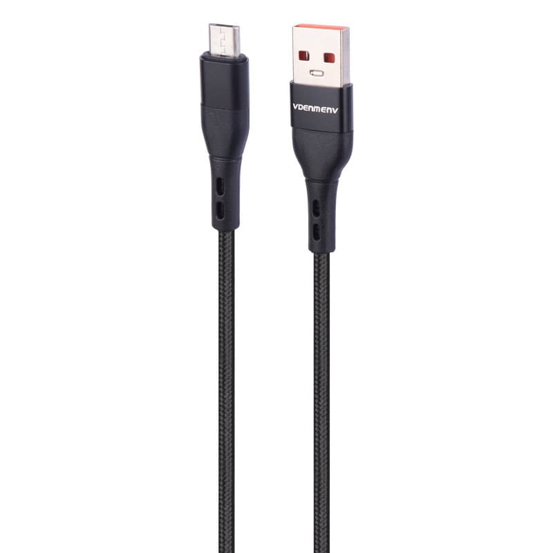کابل میکرو یو اس بی فست شارژ Vdenmenv D60V 2.4A 0.9m — تصویر ۱۲