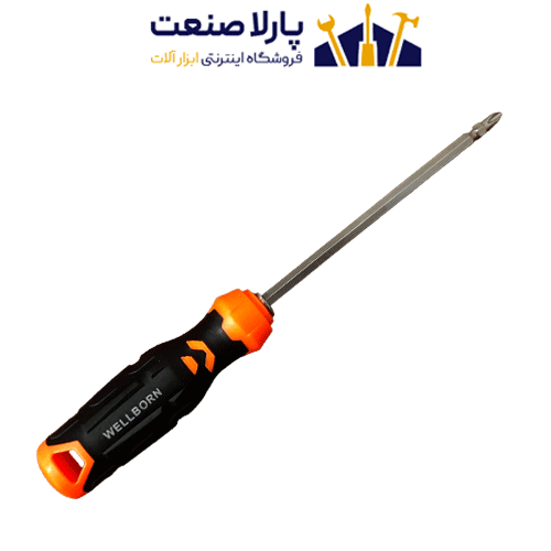 پیچ گوشتی دوسو و چهارسوی دوطرفه ولبورن سایز 6 اینچ