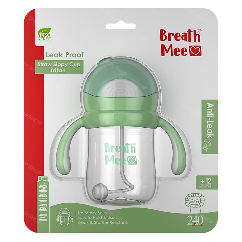 لیوان آبخوری نی دار تریتان 240 میل برث می Breath Mee — تصویر ۴