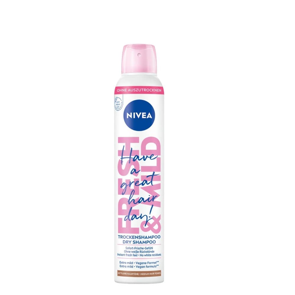 شامپو خشک مناسب موهای تناژ نرمال تا متوسط نیوا – Nivea