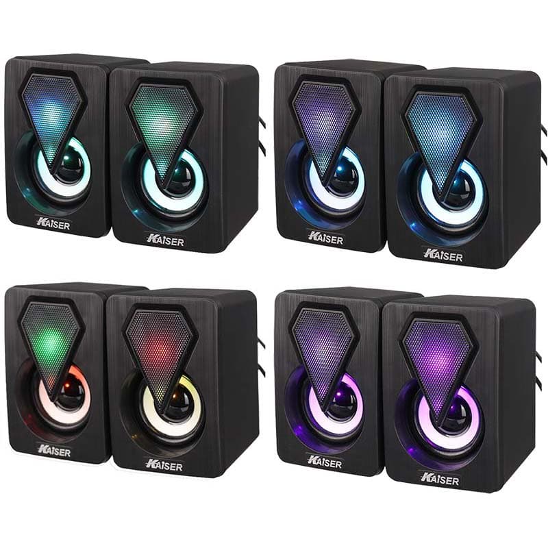 اسپیکر دوتیکه لپ تاپی کایز مدل Kaiser K-U320 — تصویر ۳
