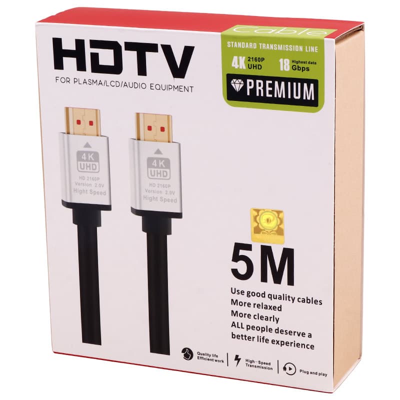 کابل XP-Product S Series HDMI 4K 5m ایکس پی — تصویر ۲