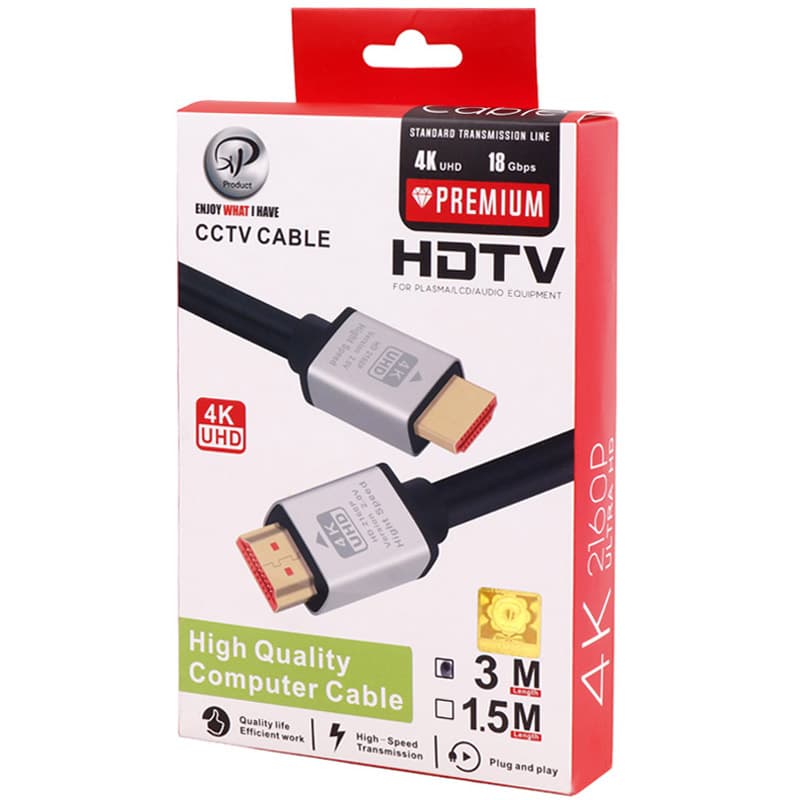 کابل XP-Product S Series HDMI 4K 3m ایکس پی — تصویر ۶