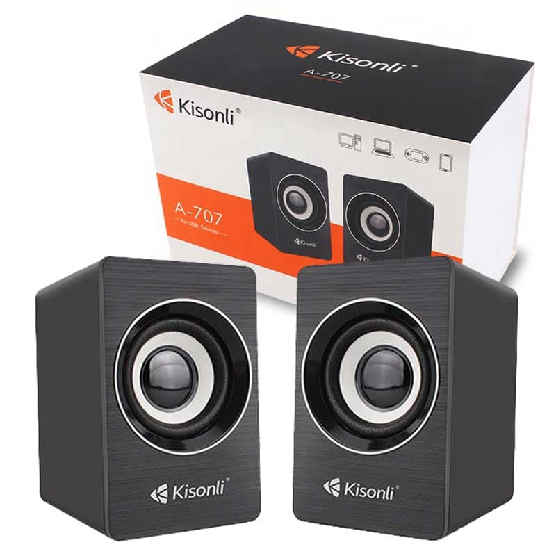 اسپیکر دو تکه لپ تاپی Kisonli A-707 — تصویر ۲