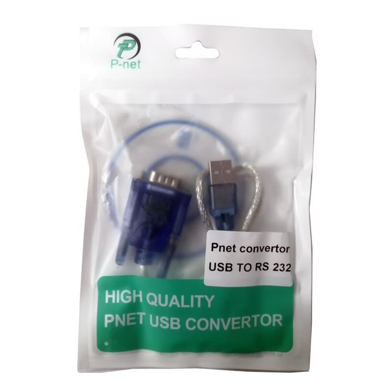 تبدیل کام (RS232) به USB برند پی نت P-NET کابلی