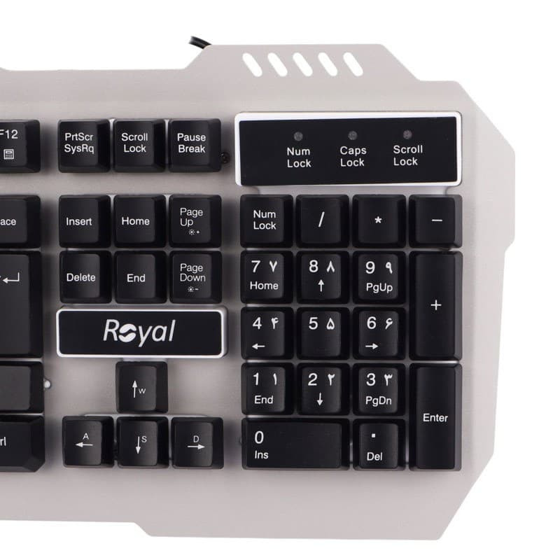 کیبورد باسیم گیمینگ رویال ROYAL RKG-615 — تصویر ۵