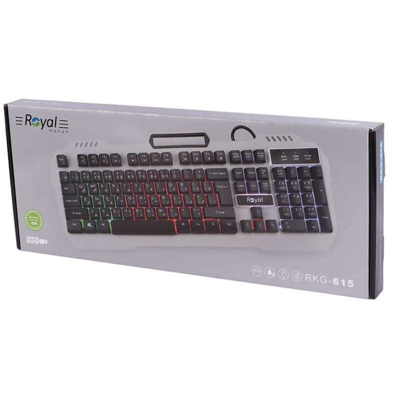 کیبورد باسیم گیمینگ رویال ROYAL RKG-615 — تصویر ۹