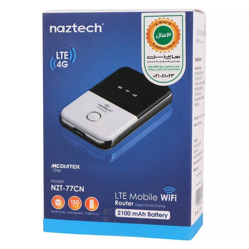 مودم همراه سیمکارتی 4G LTE نزتک Naztech NZT-77C — تصویر ۲