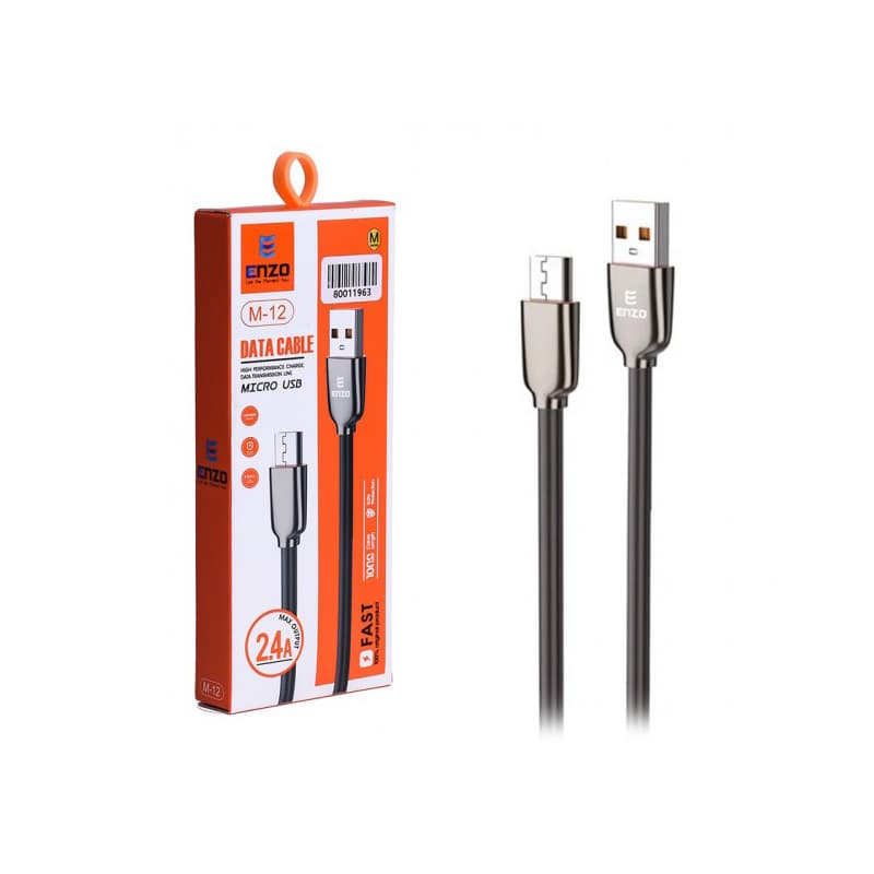 کابل شارژ میکرو MicroUSB انزو Enzo M-12