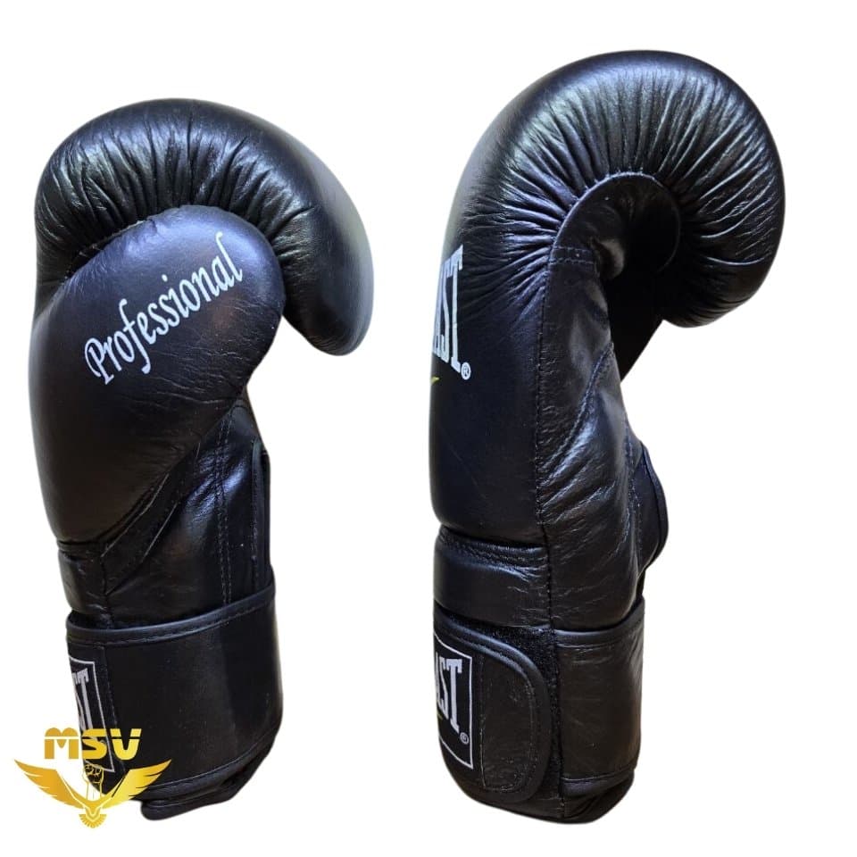 دستکش بوکس اورلست EVERLAST آتل دار چرم طبیعی حرفهای — تصویر ۸