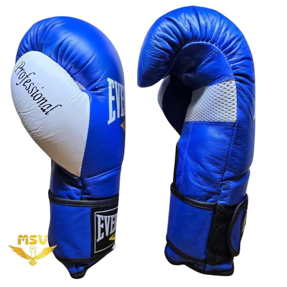 دستکش بوکس چرم اورلست EVERLAST آتل دلار حرفهای 12 اونس — تصویر ۵