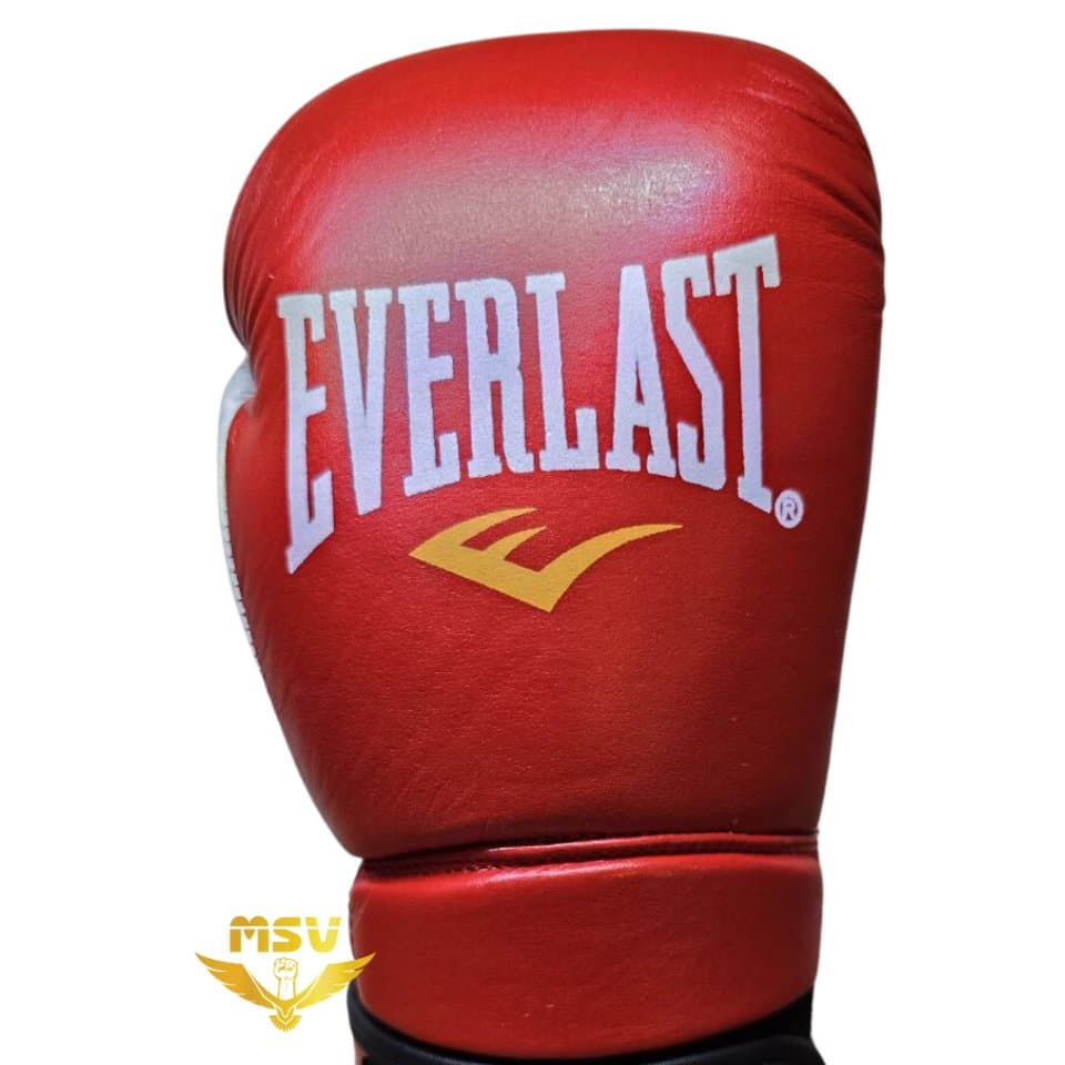 دستکش بوکس چرم اورلست EVERLAST آتل دلار حرفهای 12 اونس — تصویر ۹