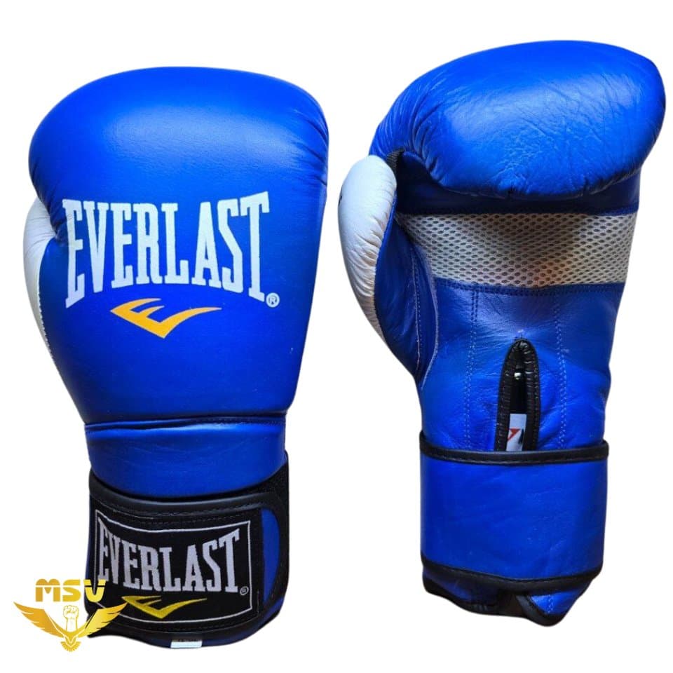 دستکش بوکس چرم اورلست EVERLAST آتل دلار حرفهای 12 اونس — تصویر ۱۱