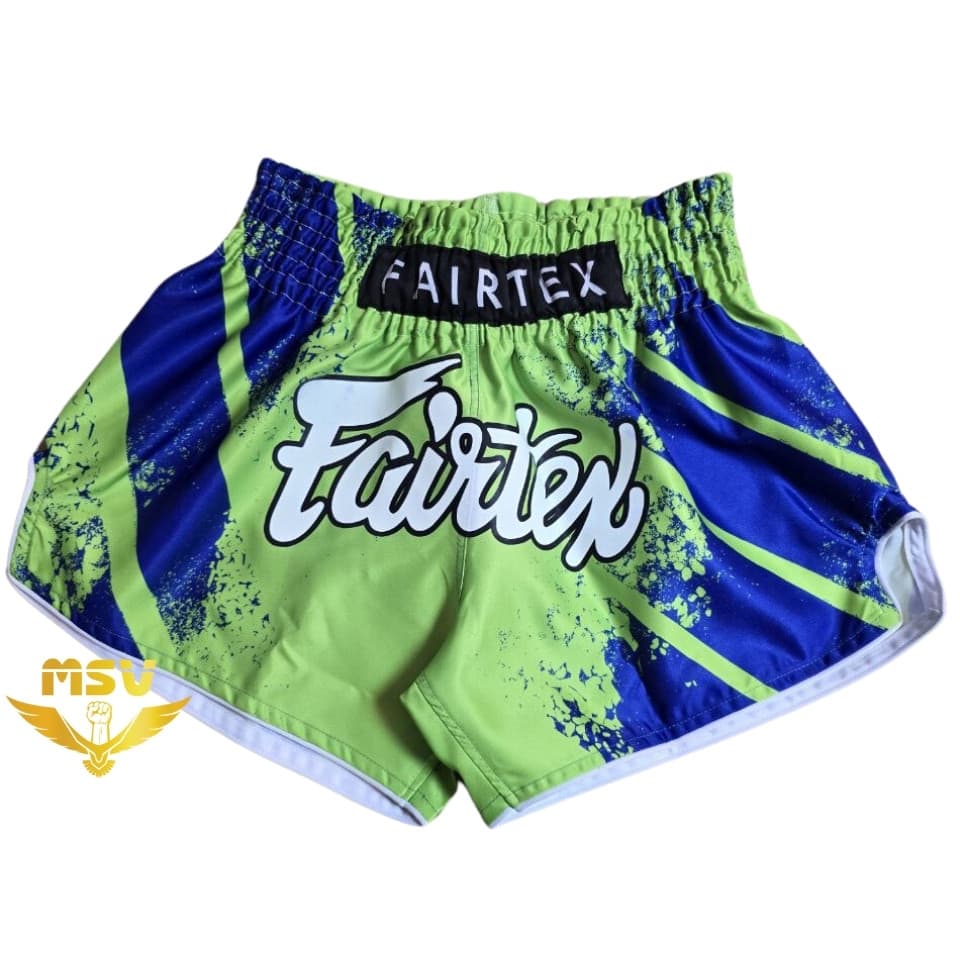 شورت رزمی فرتکس FAIRTEX فسفری-آبی