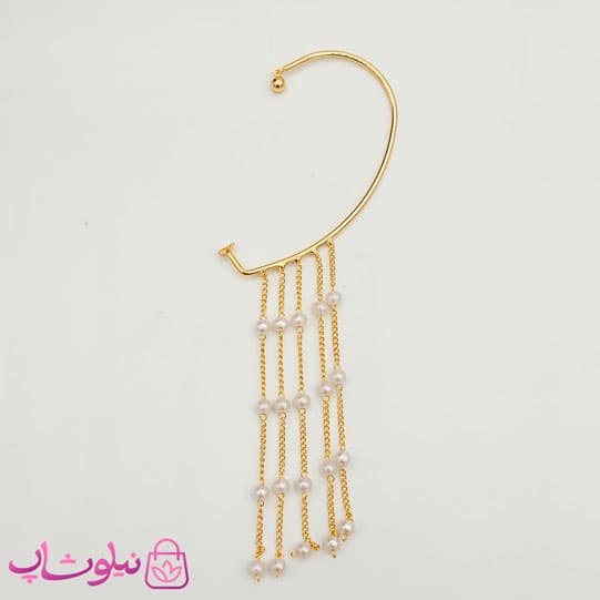 گوشواره دورگوش دخترانه ysx مدل مرواریدی کد 535
